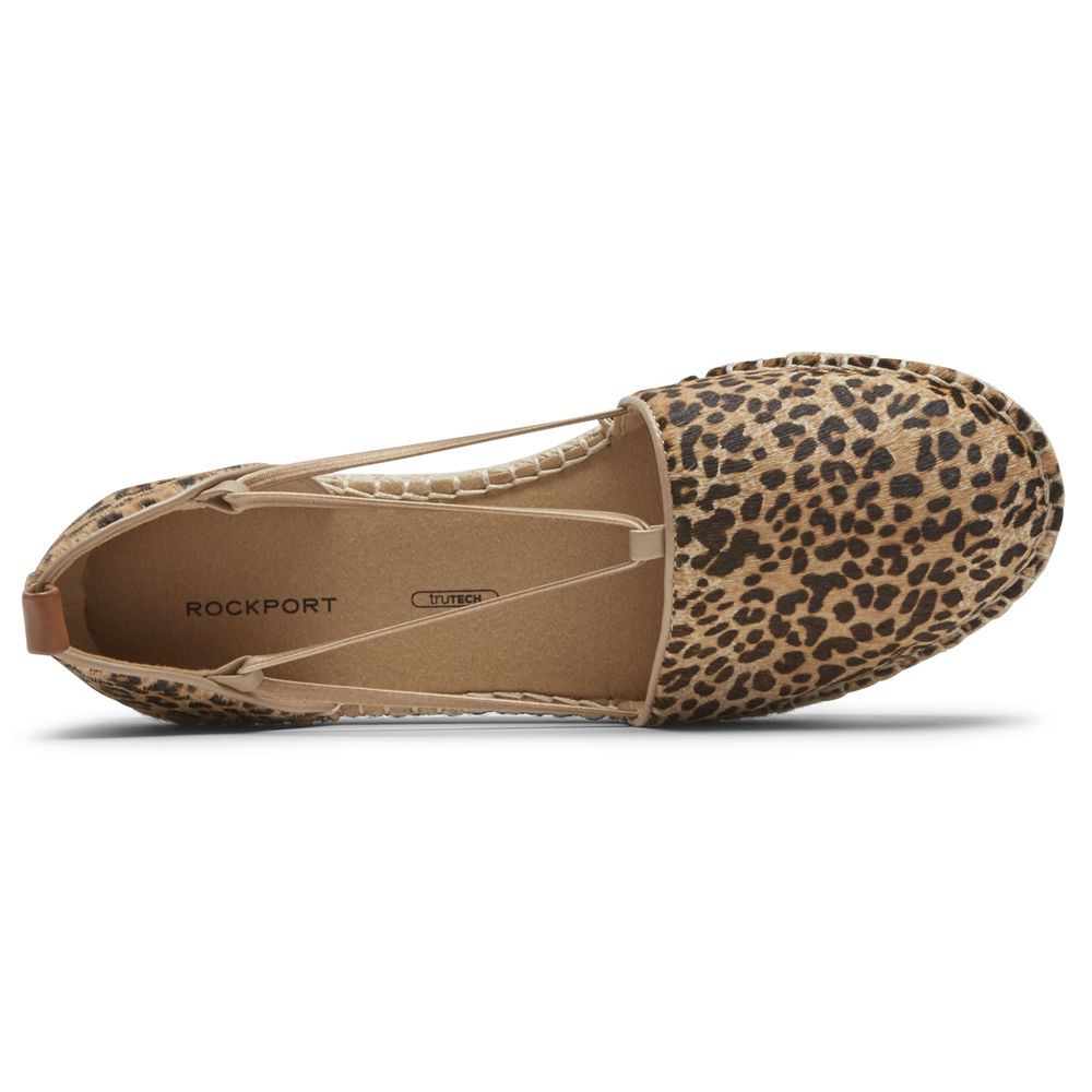 Rockport Womens Seaview Bungee - Slip-On Leopard - CDS932150